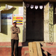 Rupala Chimanlal outside the Banej polling booth.